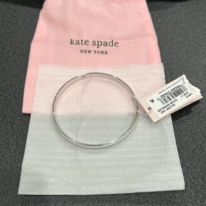 Kate Spade Silver Bangle Bracelet NWT